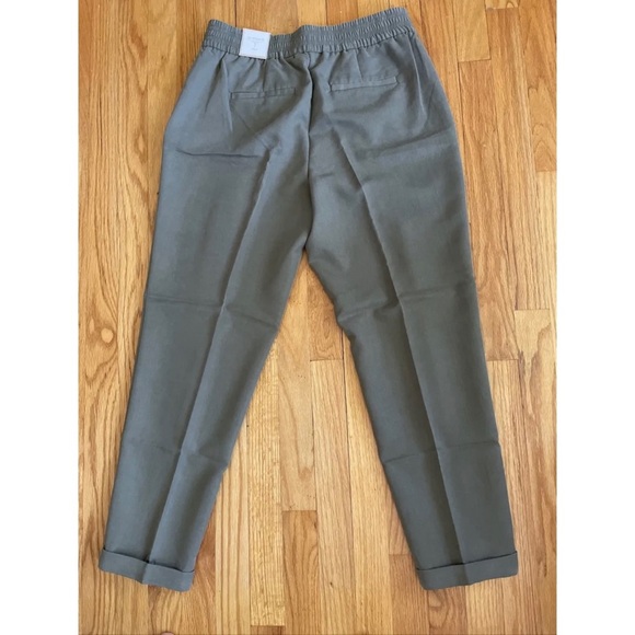 Chicos Green Olive Pull On Cuffed Ankle Pant SZ 1 M Tencel-Polyester -Casual - Picture 5 of 5
